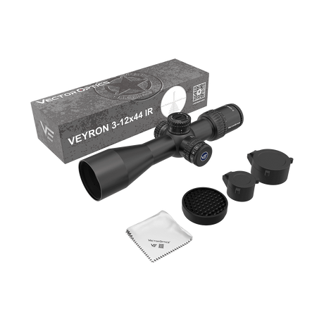 Vector Optics Veyron 3-12x44IR SFP kompaktne püssi sihik