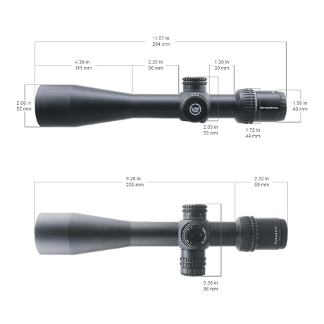 Vector Optics Veyron 6-24x44 IR First Focal Plane Illuminated vintpüssi optiline sihik
