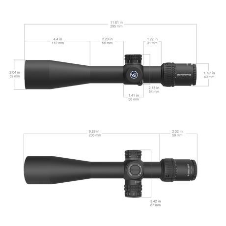 Vector Optics Veyron 6-24x44IR SFP kompaktne püssi sihik