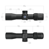 Vector Optics Veyron 2-8x32IR kompaktne optiline sihik 