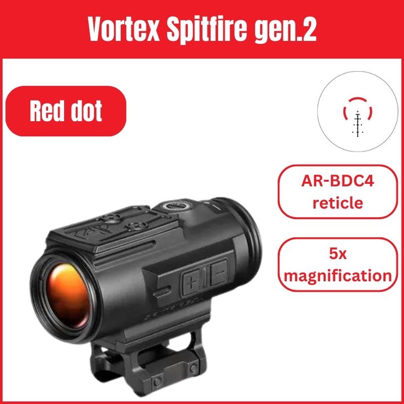 Vortex Spitfire HD Gen II | 5x prisma teleskoop