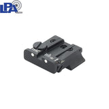 Walther P99, PPQ, PPQ M2 reguleeritav tagumine sihik | valgete täppidega
