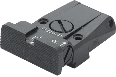 Walther Q5 Match SF, Q4 SF OR täielikult reguleeritav tagumine sihik | sooniline 