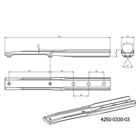 Adapter InfiRay Rico RL 42 RH 50 jaoks | Blaseri alus