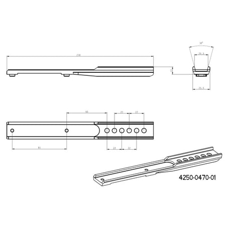 Adapter Pixfra Chiron PFI-C450 jaoks | Blaseri alus