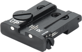 Browning Hi-Power Vigilante reguleeritav tagumine sihik | valged täpid