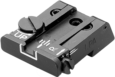 CZ P-10 fully adjustable tagumine sihik | valged jooned