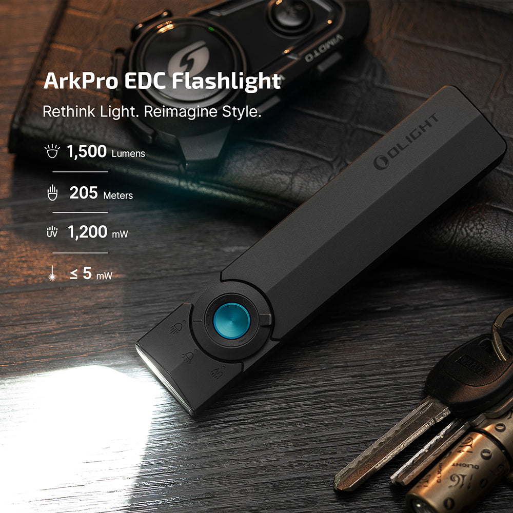 Olight ArkPro | lame 4-in-1 EDC taskulamp | 1.500 lm