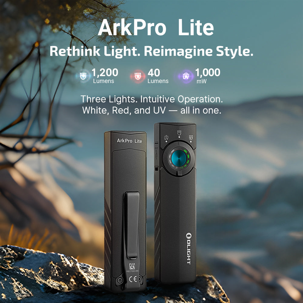 Olight ArkPro Lite | lame 3-in-1 EDC taskulamp | 1.200 lm