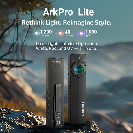 Olight ArkPro Lite | lame 3-in-1 EDC taskulamp | 1.200 lm
