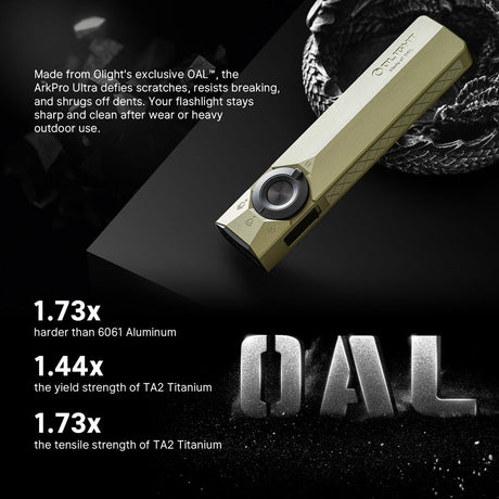 Olight ArkPro Ultra | lame 4-in-1 EDC taskulamp | 1.700 lm - Olive Green