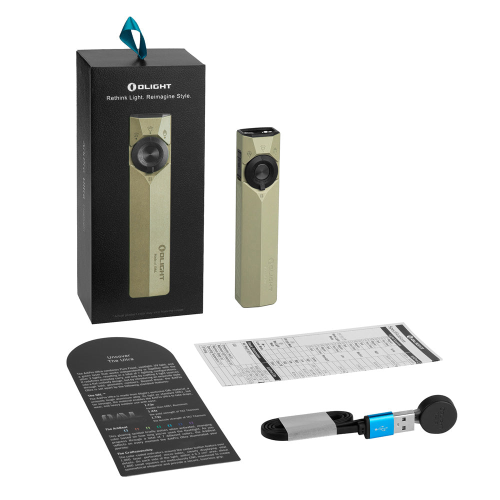 Olight ArkPro Ultra | lame 4-in-1 EDC taskulamp | 1.700 lm - Olive Green