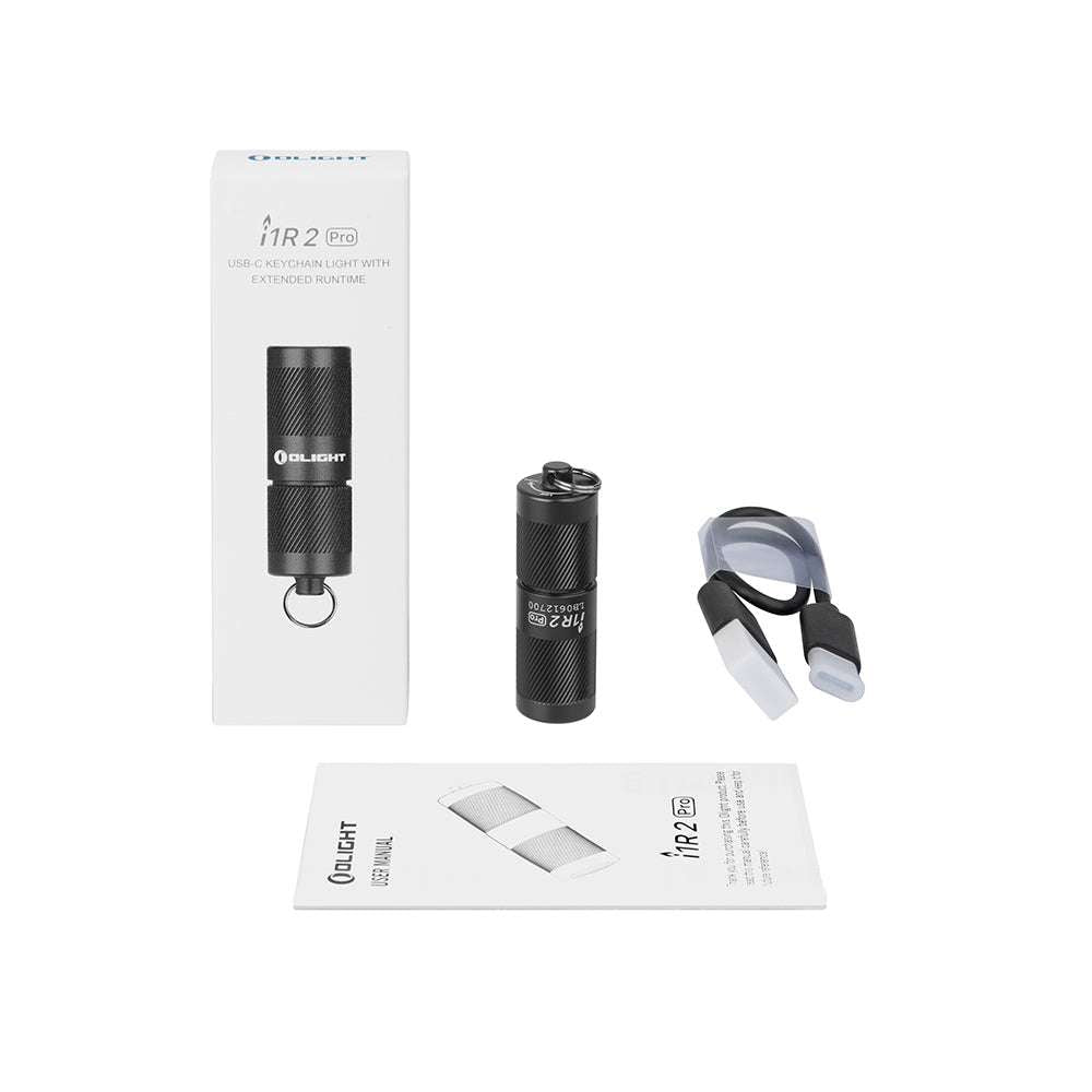 Olight i1R 2 Pro | laetav võtmehoidja lamp | 180 lm - Must