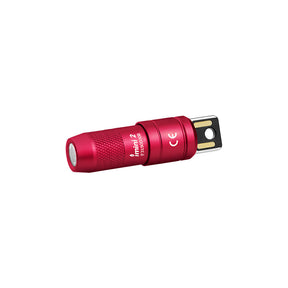 Olight imini 2 | mini taaslaetav võtmehoia taskulamp | 50 lm - Passionate Red