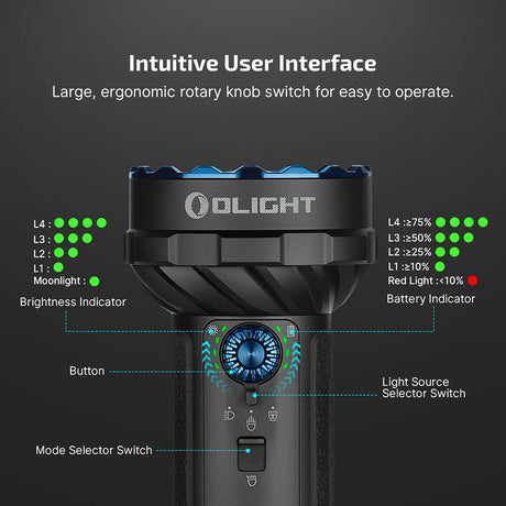 Olight Marauder 2 Mini | võimas laetav taskulamp | 10.000 lm