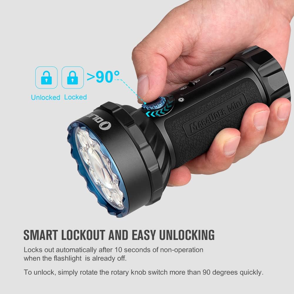 Olight Marauder Mini | mitmevärviline laetav taskulamp | 7.000 lm