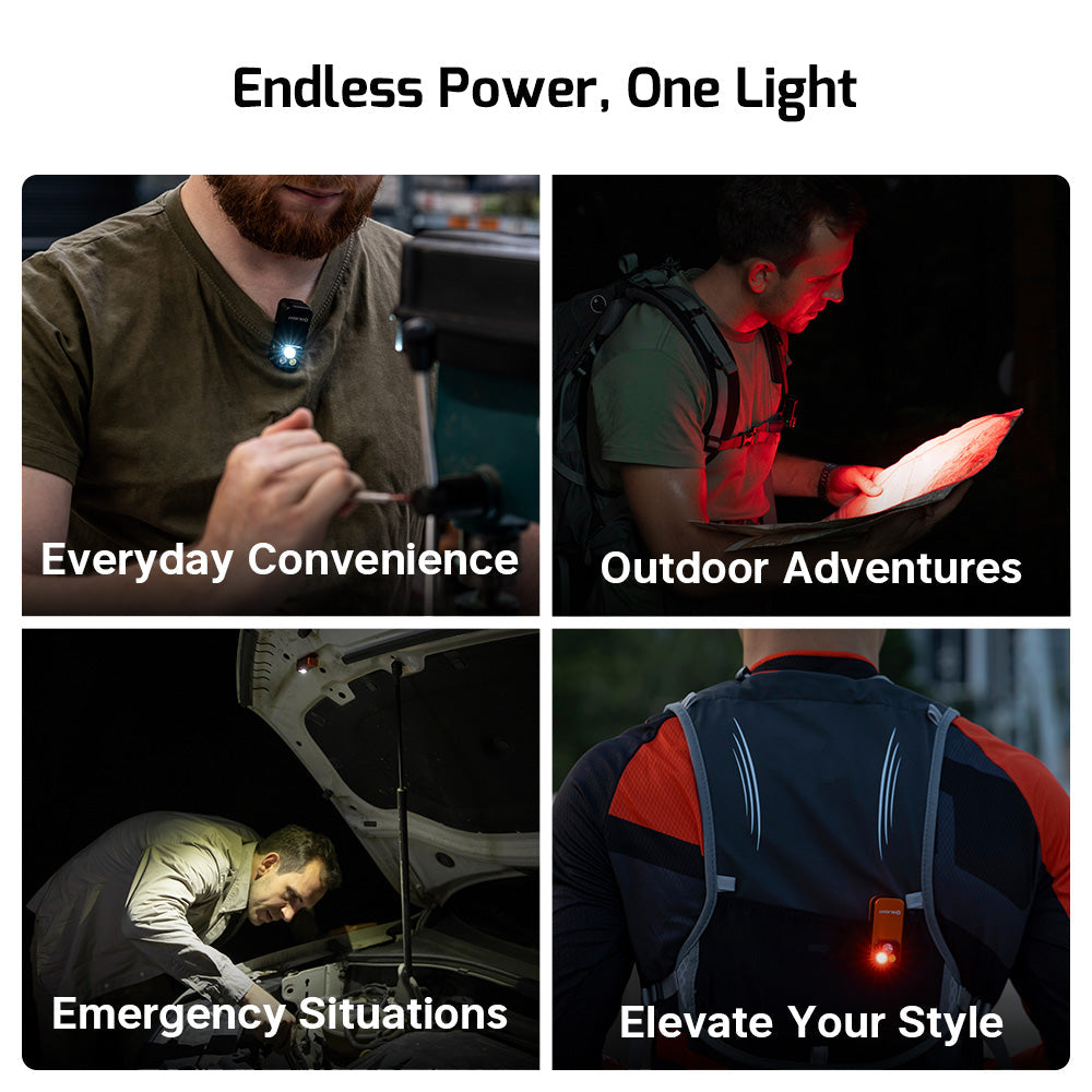 Olight Oclip Pro | multifunktsionaalne klambriga taskulamp | 500 lm