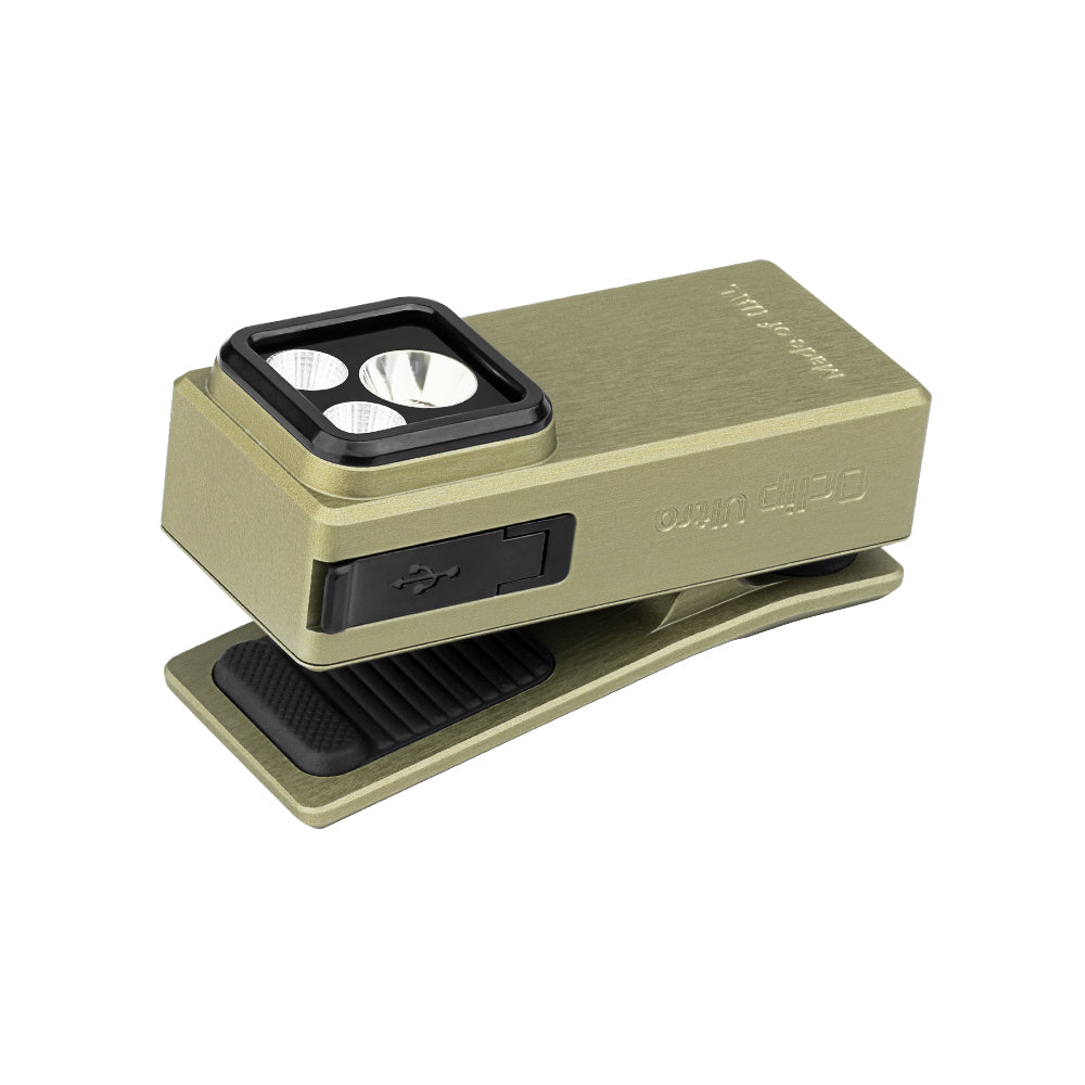 Olight Oclip Ultra | 3-in-1 klambriga EDC-valgusti | 530 lm - Oliivroheline