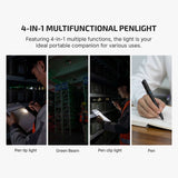 Olight O’Pen 3 | multifunktsionaalne penlight | 120 lm + roheline laser - Must