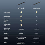 Olight O’Pen 3 | multifunktsionaalne penlight | 120 lm + roheline laser - Must