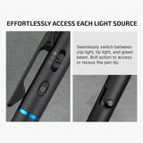 Olight O’Pen 3 | multifunktsionaalne penlight | 120 lm + roheline laser - Must