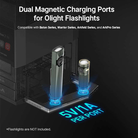 Olight Ostation 2 Pro | nutikas AA/AAA akulaadija | 3-in-1