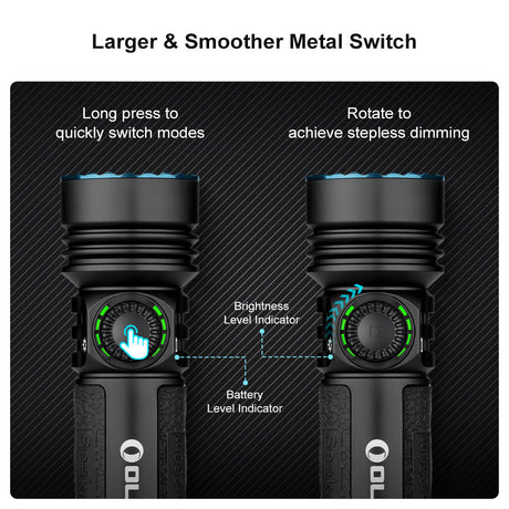 Olight Seeker 4 Pro | suure võimsusega taskulamp | 4.600 lm