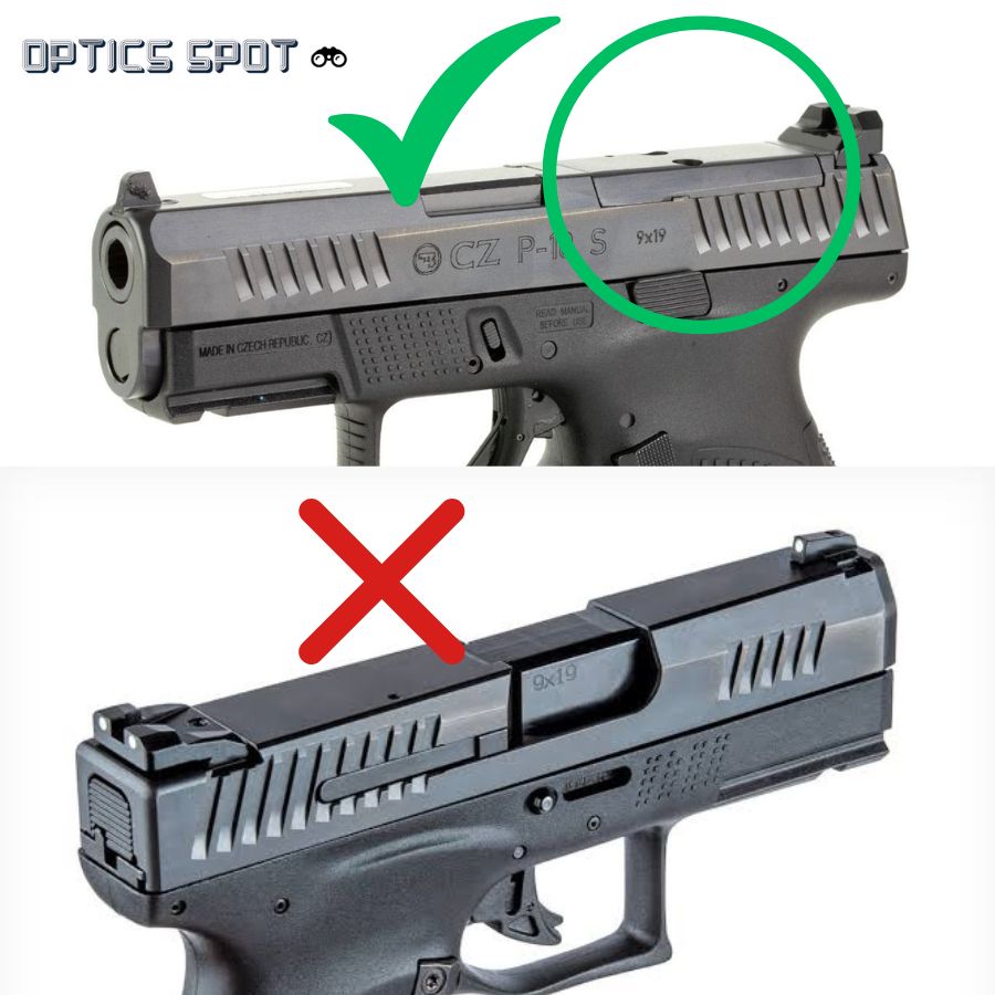 CZ P-10 adapterplaat | C-More RTS footprint 
