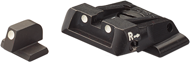 Smith & Wesson M&P reguleeritavad sihikud | valged täpid
