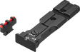 Smith & Wesson revolver [686 629 19 66 586 & other] punatäppsihiku jaoks valmis reguleeritavad sihikud | fiiberoptiline