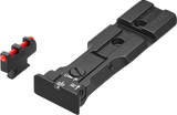 Smith & Wesson revolver [686 629 19 66 586 & other] punatäppsihiku jaoks valmis reguleeritavad sihikud | fiiberoptiline