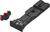 Smith & Wesson revolver [686 629 19 66 586 & other] punatäppsihiku jaoks valmis reguleeritavad sihikud | fiber optic