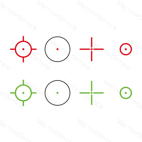 Vector Optics Omega 23x33 Four Reticle Reflex Sight punatäppsihik